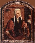 Maerten van heemskerck Portrait of Anna Codde oil painting artist